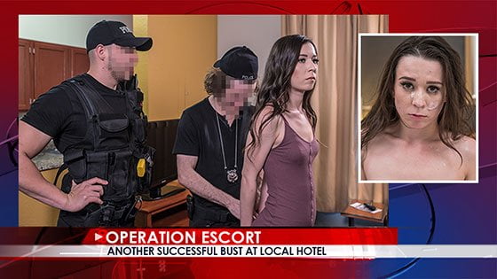 OperationEscort &#8211; Ariel Grace &#8211; Another Successful Bust At Local Hotel E02