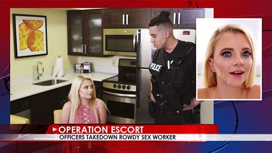 OperationEscort &#8211; Riley Star &#8211; Officers Takedown Rowdy Sex Worker