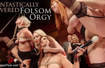 TheUpperFloor - Syren de Mer, Eliza Jane, Aiden Starr And Lauren Phillips - Fantastically Fevered Folsom Orgy