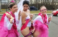 FakeTaxi – Cristal Caitlin, Gina Gerson And Lady D – Hen Party Gets Wild In Prague Taxi