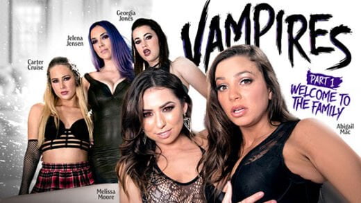 Free watch streaming porn GirlsWay Carter Cruise, Melissa Moore, Abigail Mac, Jelena Jensen, Georgia Jones - Vampires- Part 1- Welcome To The Family - xmoviesforyou
