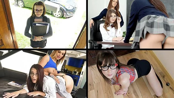 TeamSkeetSelects &#8211; Alex Chance, Kharlie Stone, Noemie Bilas, Kylie Rocket The Nerd Way