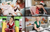 MylfSelects – Kat Dior, Lauren Phillips, Brooklyn Chase And Natasha Lanova – Festive Activities