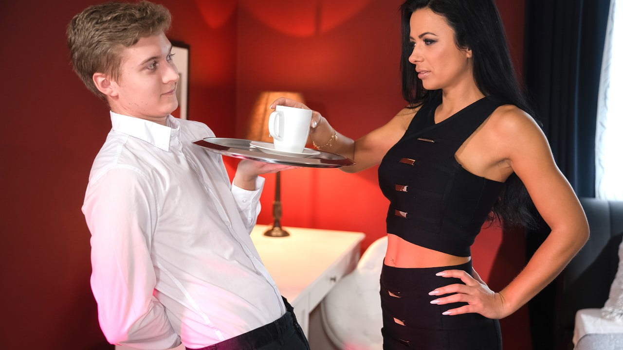 MomXXX - Shalina Devine - Lonely MILF room service special