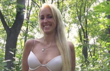 PublicAgent - Joana White - Slim blonde cheats on hubby for cash in public
