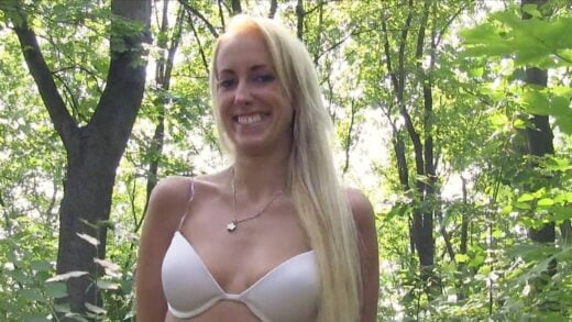PublicAgent - Joana White - Slim blonde cheats on hubby for cash in public