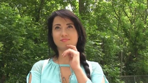 PublicAgent - Taissia Shanti - Sexy black haired russian fucked in the woods