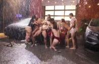 XConfessions – Maya Woulfe, Alexis Tae, Vanessa Vega, Karla Lane And Freya Parker – An Orgy In The Rain