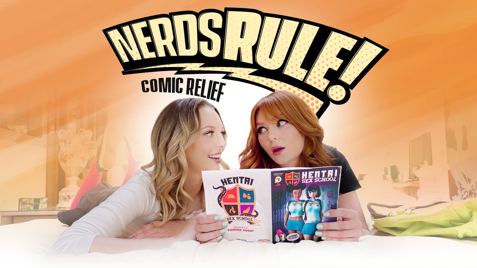 GirlsWay &#8211; Lacy Lennon And Lily Larimar &#8211; Nerds Rule!: Comic Relief, Perverzija.com