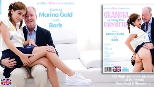 MatureNL - Marina Gold - Grandpa Is Doing The 19 Year Old Babysitter