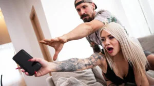 AD4X &#8211; Veronique Tinkler &#8211; Fucked In Front OF Her Cuckold Boyfriend