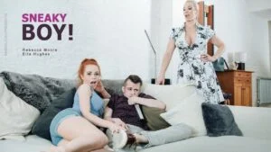 StepMomLessons - Ella Hughes And Rebecca Moore - Sneaky Boy!