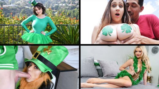TeamSkeetSelects - Cassidy Banks, Liv Wild, Maddy O'Reilly And Linzee Ryder - Feelin' Green, Feelin' Irish