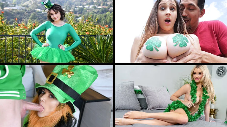 TeamSkeetSelects – Cassidy Banks, Liv Wild, Maddy O’Reilly And Linzee Ryder – Feelin’ Green, Feelin’ Irish, Perverzija.com TeamSkeetSelects – Cassidy Banks, Liv Wild, Maddy O’Reilly And Linzee Ryder – Feelin’ Green, Feelin’ Irish