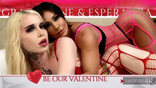 Trans500 - Esperanza Gomez And Gracie Jane - Be Our Valentine