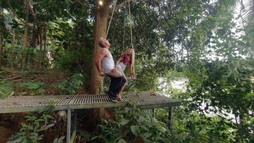 Lustery - Spice - Outdoor Anal On A Swing By The River E599