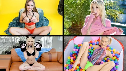 TeamSkeetSelects - Kimmy Kim, Bailey Base, Aria Carson And Kenzie Reeves - An Adorable Compilation