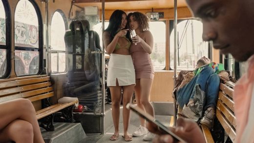 RKPrime - Kira Perez And Ameena Greene - The Fucking Public Bus Threesome