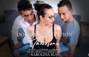 MatureNL - Karolina Rus - Double Penetration Threesome