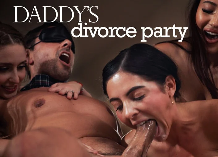 MissaX &#8211; Theodora Day, Laney Grey And Mina Luxx &#8211; Daddy&#8217;s Divorce Party