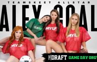 TeamSkeetAllStars – Alex Coal, Jasmine Daze, Lauren Phillips And Pristine Edge – The Draft: Game Day Orgy