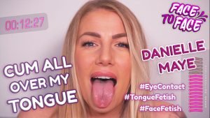 TheJerkOffGames - Danielle Maye - Cum All Over My Tongue