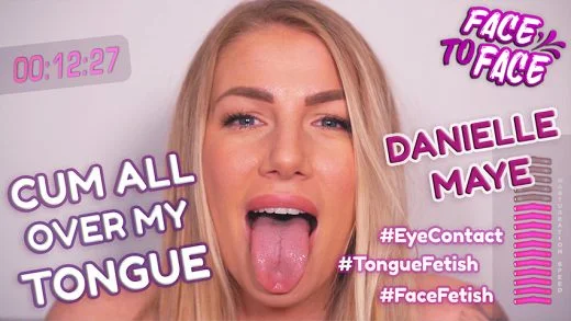 TheJerkOffGames - Danielle Maye - Cum All Over My Tongue