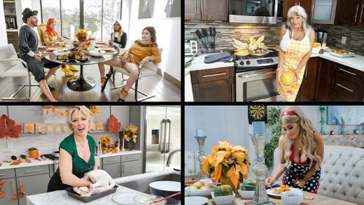 MylfSelects - Dee Williams, Kayla Kayden And Juliett Russo - Best Of Thanksgiving Mylfs