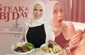 HijabMylfs - Jazmine Cruz - Steak And Blowjob Day