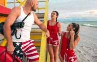 BrazzersExxtra – MacKenzie Mace And Kylie Rocket – Horny Lifeguards Share A Cock