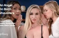 GirlsWay – Olivia Madison, Rocky Emerson and Robin Coffins – A Little Pick-Me-Up