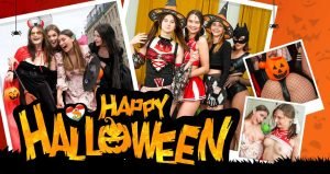 DareDorm &#8211; Sophia Leone, Michelle Martinez And Joseline Kelly &#8211; Halloween Dress Down, Perverzija.com