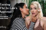 GirlsWay – Kenna James And Dana Vespoli – Earning The In-Law’s Approval