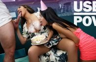 UsePOV – Chloe Amour And Aubry Babcock – A Freeuse Filled Birthday