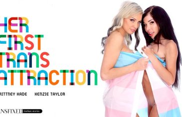 Transfixed - Kenzie Taylor And Brittney Kade - Her First Trans Attraction