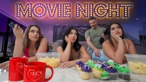 BFFs - Sophia Burns Holly Day And Nia Bleu - There Is Nothing Like Movie Night