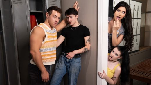 TransAngels - Zariah Aura Em Indica And Joey Michaels - Pansexual College Fuckfest
