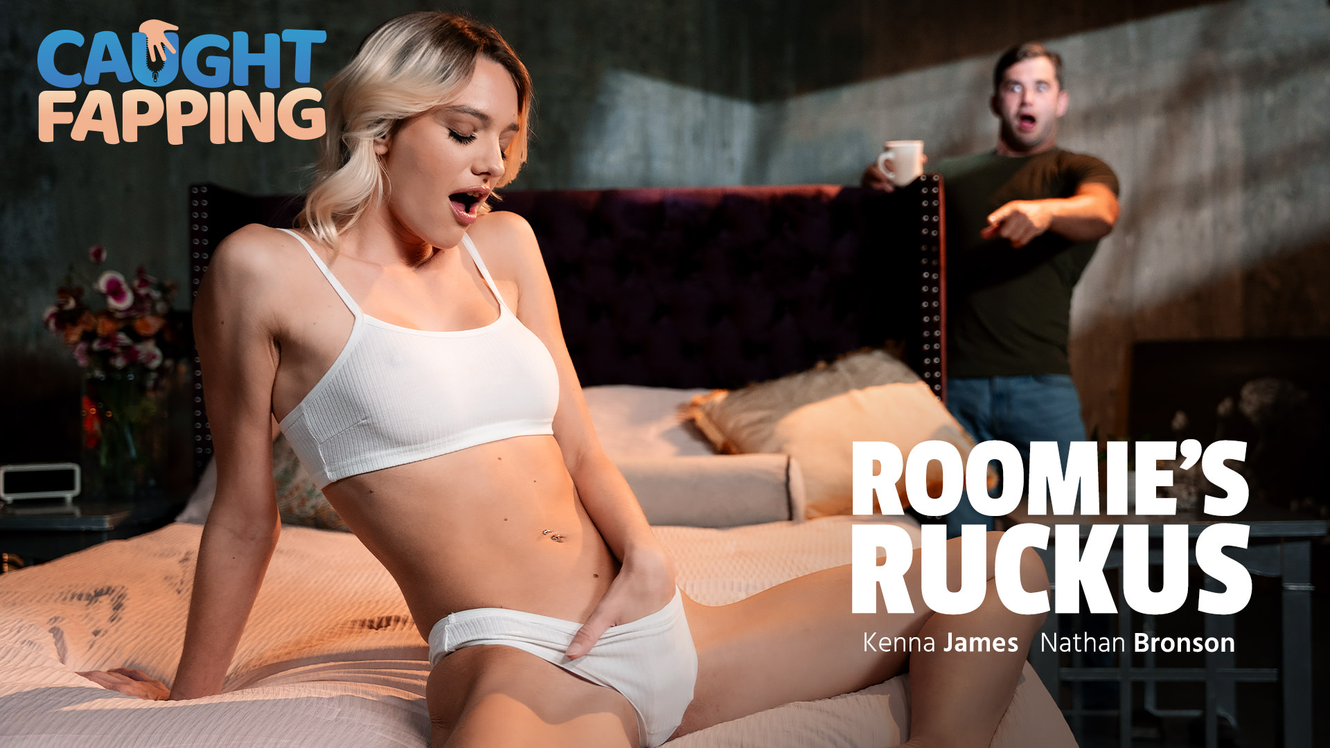 CaughtFapping &#8211; Kenna James &#8211; Roomie&#8217;s Ruckus