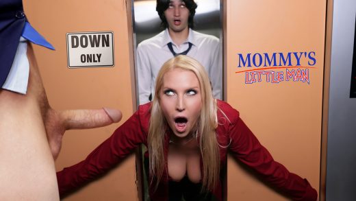 MommysLittleMan – Vanessa Cage – Stuck and Double Teamed in the Elevator