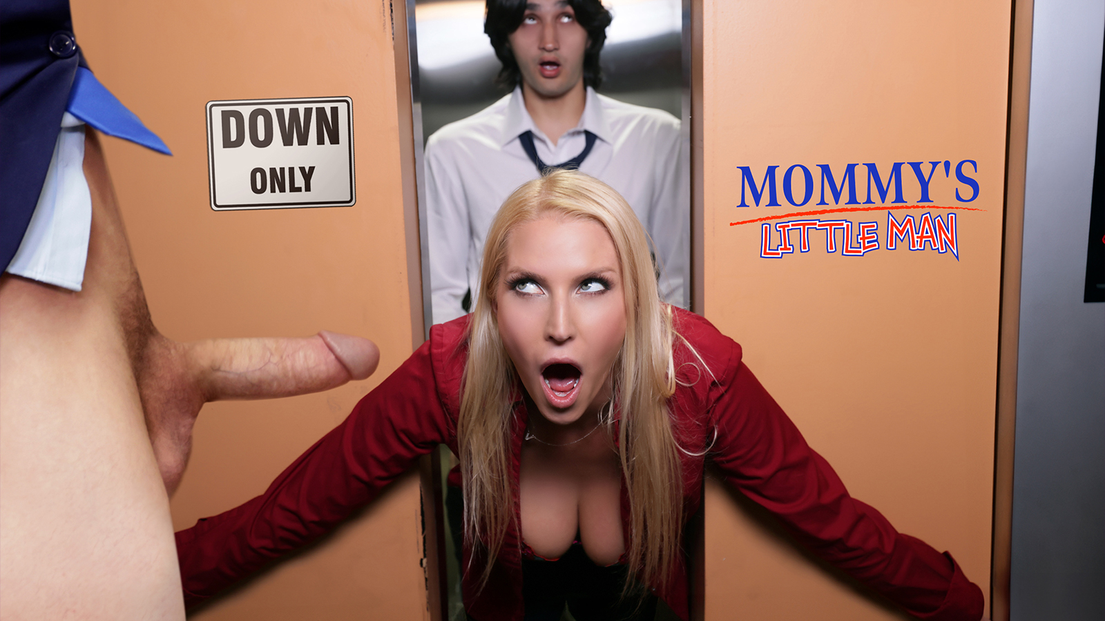 MommysLittleMan &#8211; Vanessa Cage &#8211; Stuck and Double Teamed in the Elevator