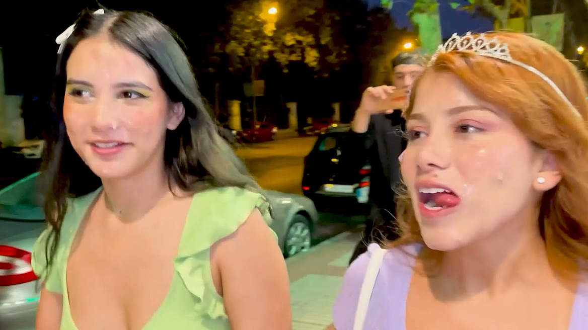 PutaLocura – Marina Gold and Min Galilea – CumWalk Through Madrid, Perverzija.com PutaLocura – Marina Gold and Min Galilea – CumWalk Through Madrid